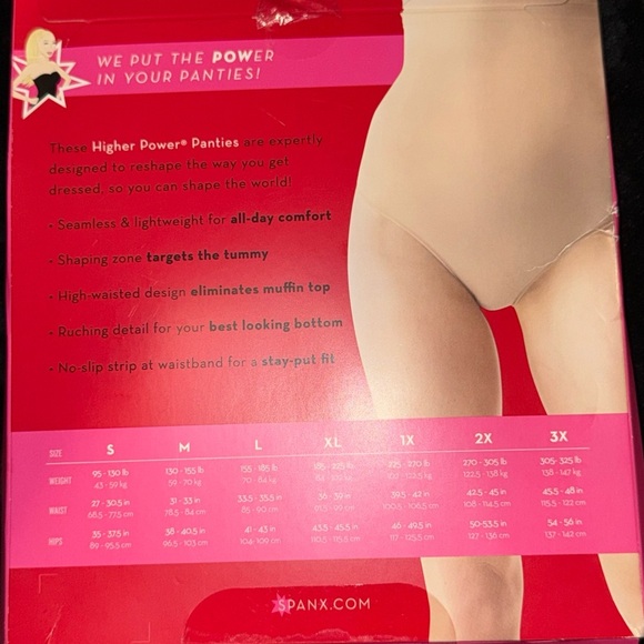 SPANX Red and Black Higher Power Panties Shapewear - Picture 8 of 10
